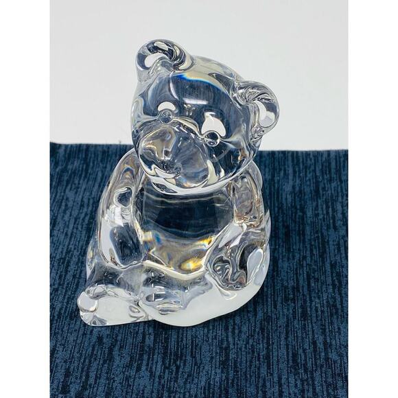 Vintage west Germany Princess house 24% lead teddy bear figurine paper weight - Picture 8 of 12